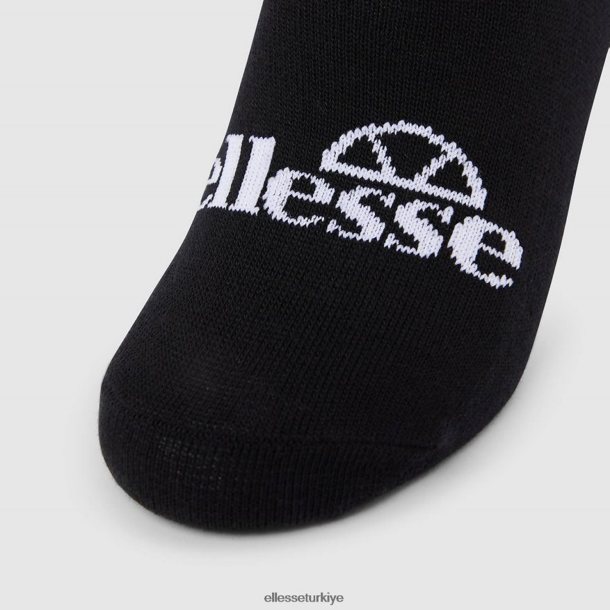 şık frimo 3'lü no show çorap paketi JDV02R497 Aksesuarlar Ellesse siyah