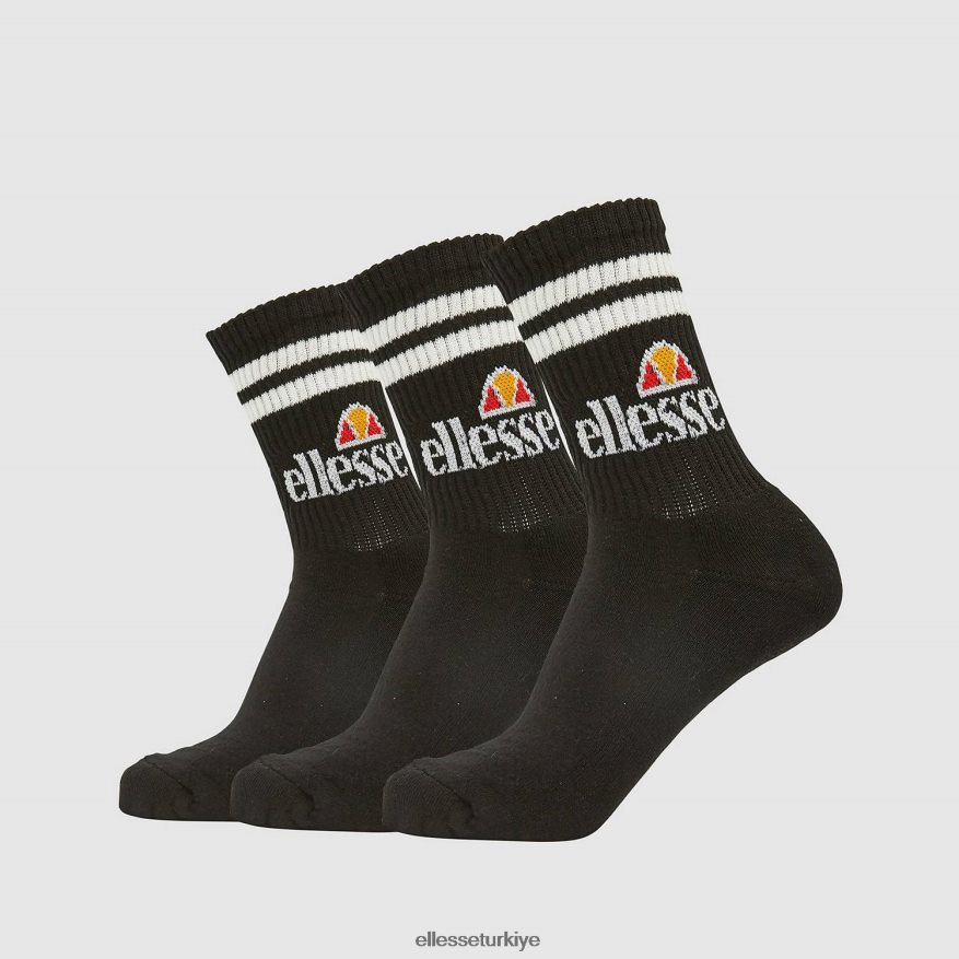 şık pullo 3'lü çorap JDV02R488 Aksesuarlar Ellesse siyah