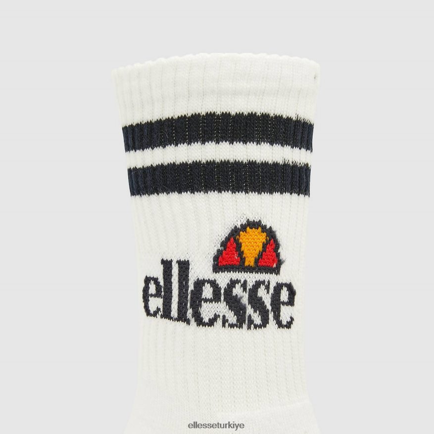 şık pullo 3'lü çorap JDV02R489 Aksesuarlar Ellesse beyaz