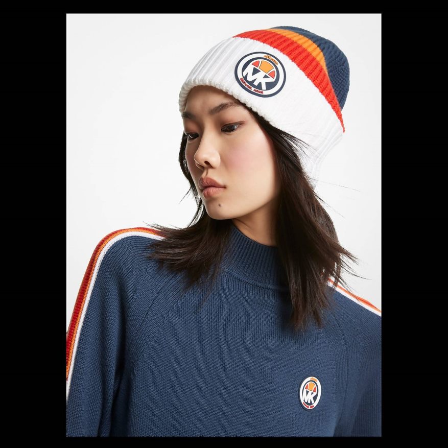 şık mk kalın kaburga şapkası JDV02R260 Aksesuarlar Ellesse mavi