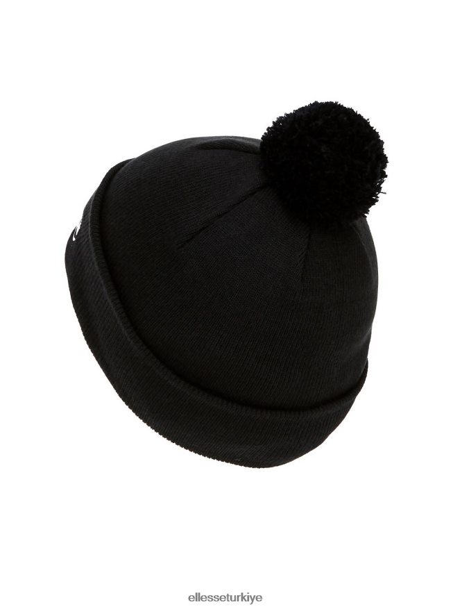 şık velly ponponlu bere siyah JDV02R522 Aksesuarlar Ellesse koyu mor