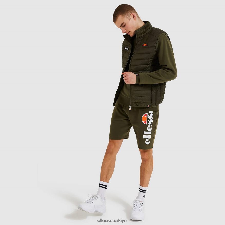erkekler bardy yeleği JDV02R280 Giyim Ellesse haki