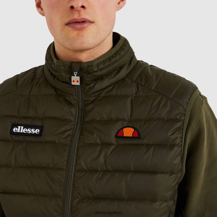 erkekler bardy yeleği JDV02R280 Giyim Ellesse haki
