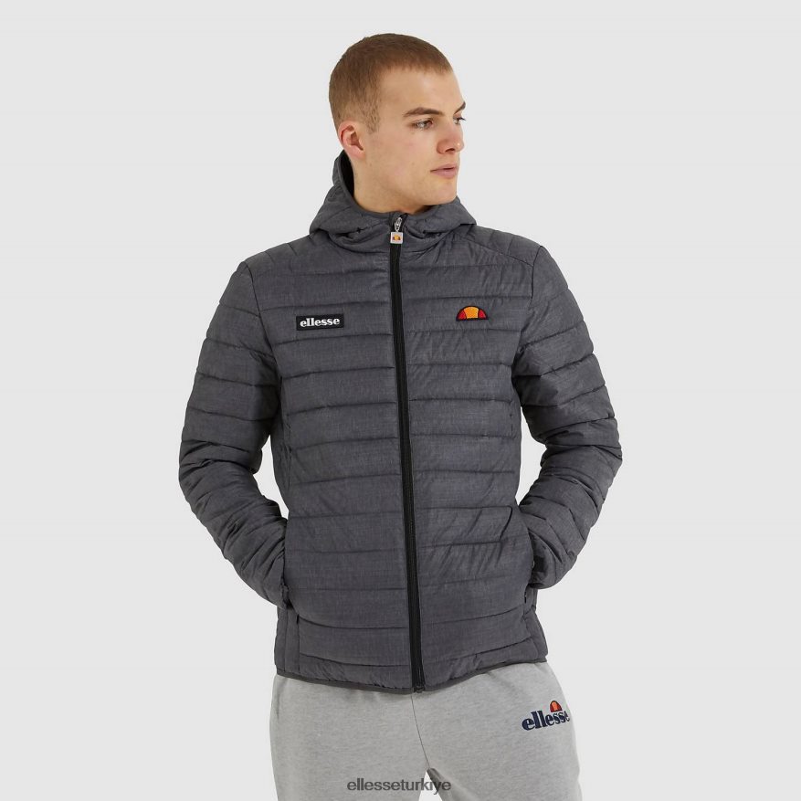 erkekler lombardiya dolgulu ceket JDV02R287 Giyim Ellesse koyu gri marn