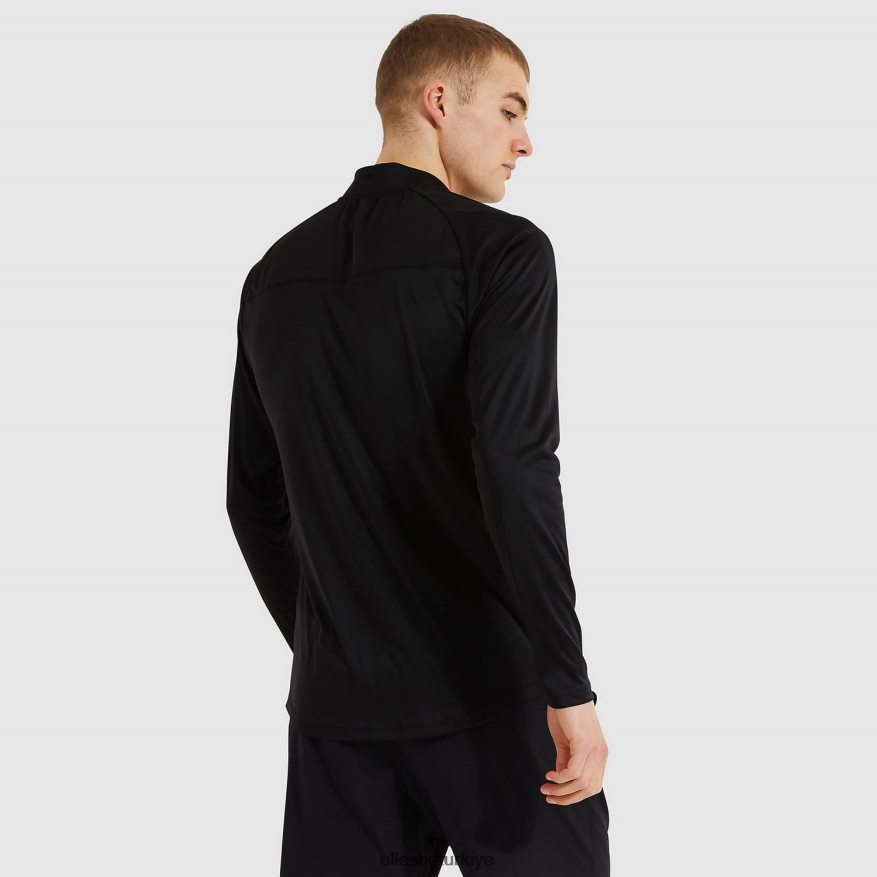 erkekler bovaro 1/2 fermuarlı üst JDV02R330 Giyim Ellesse siyah