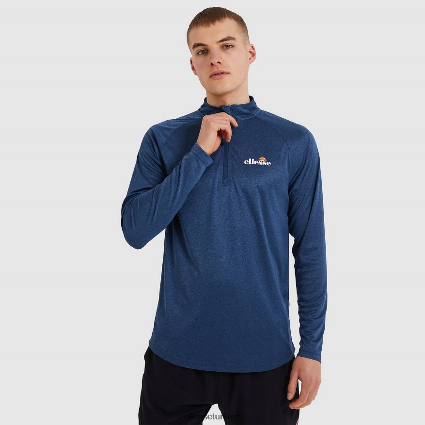 erkekler bovaro fermuarlı üst kırçıllı JDV02R331 Giyim Ellesse Donanma