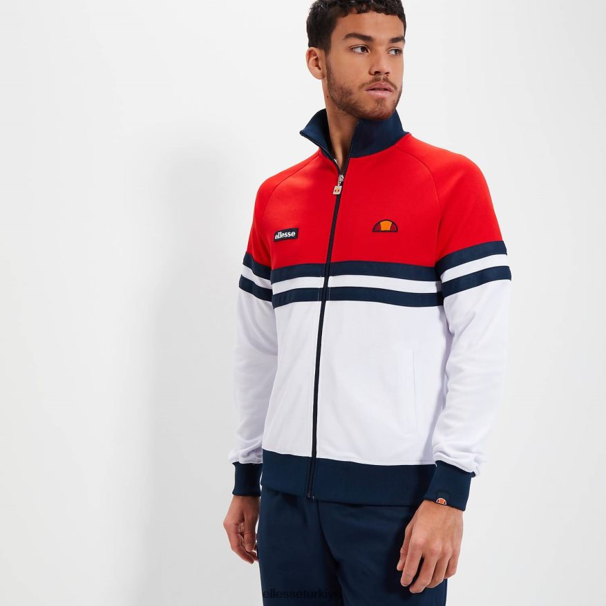 erkekler rimini eşofman üstü JDV02R323 Giyim Ellesse kırmızı/beyaz/lacivert