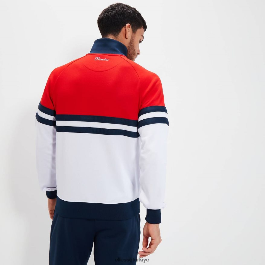 erkekler rimini eşofman üstü JDV02R323 Giyim Ellesse kırmızı/beyaz/lacivert