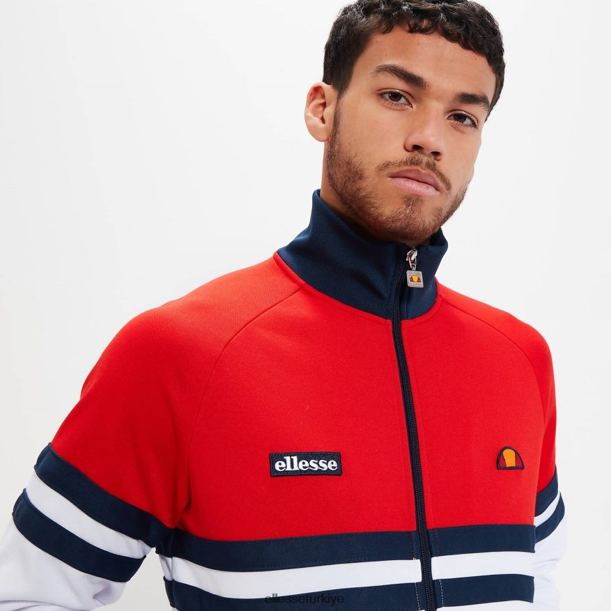erkekler rimini eşofman üstü JDV02R323 Giyim Ellesse kırmızı/beyaz/lacivert