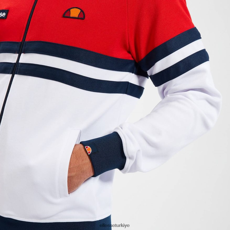 erkekler rimini eşofman üstü JDV02R323 Giyim Ellesse kırmızı/beyaz/lacivert