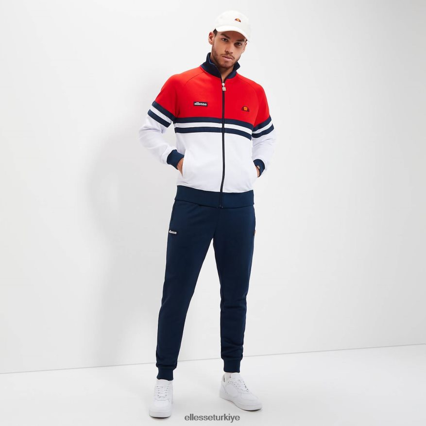 erkekler rimini eşofman üstü JDV02R323 Giyim Ellesse kırmızı/beyaz/lacivert