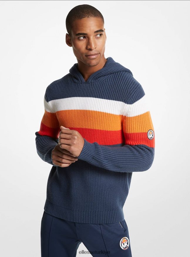 erkekler mk kazak kapüşonlu JDV02R309 Giyim Ellesse mavi