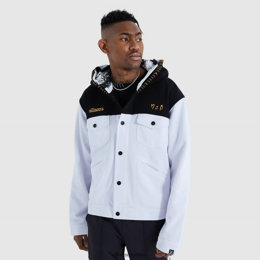 erkekler paxell kapüşonlu JDV02R472 Giyim Ellesse beyaz