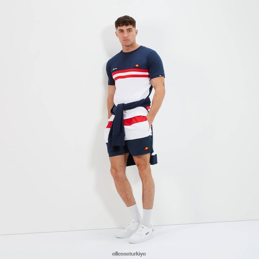 erkekler cielo kısa yüzmek JDV02R458 Giyim Ellesse kırmızı/lacivert/beyaz