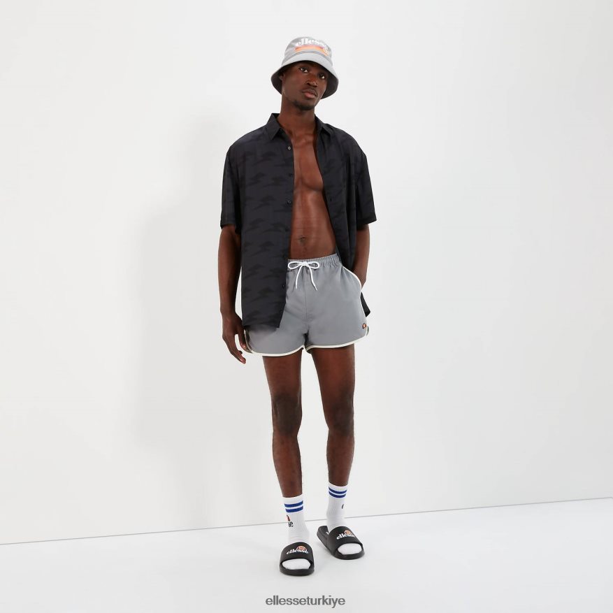 erkekler kabinler kısa yüzer JDV02R452 Giyim Ellesse gri