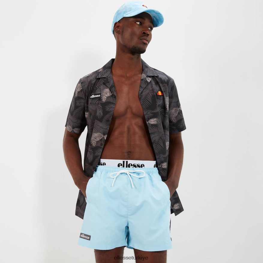 erkekler solara mayo JDV02R440 Giyim Ellesse açık mavi