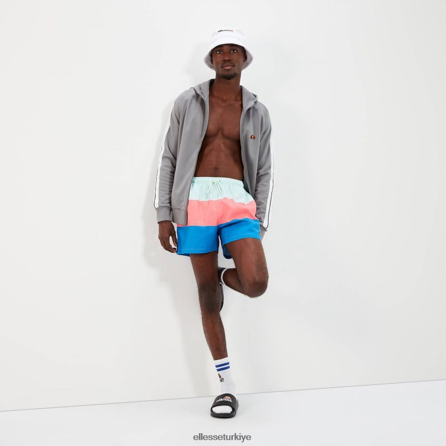 erkekler vespore yüzmek kısa mavi/pembe JDV02R456 Giyim Ellesse açık mavi/pembe/mavi