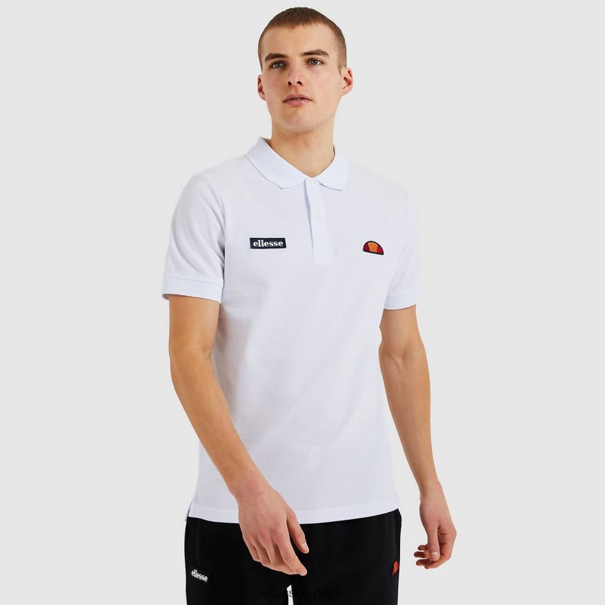 erkekler montura polo gömlek JDV02R382 Giyim Ellesse beyaz