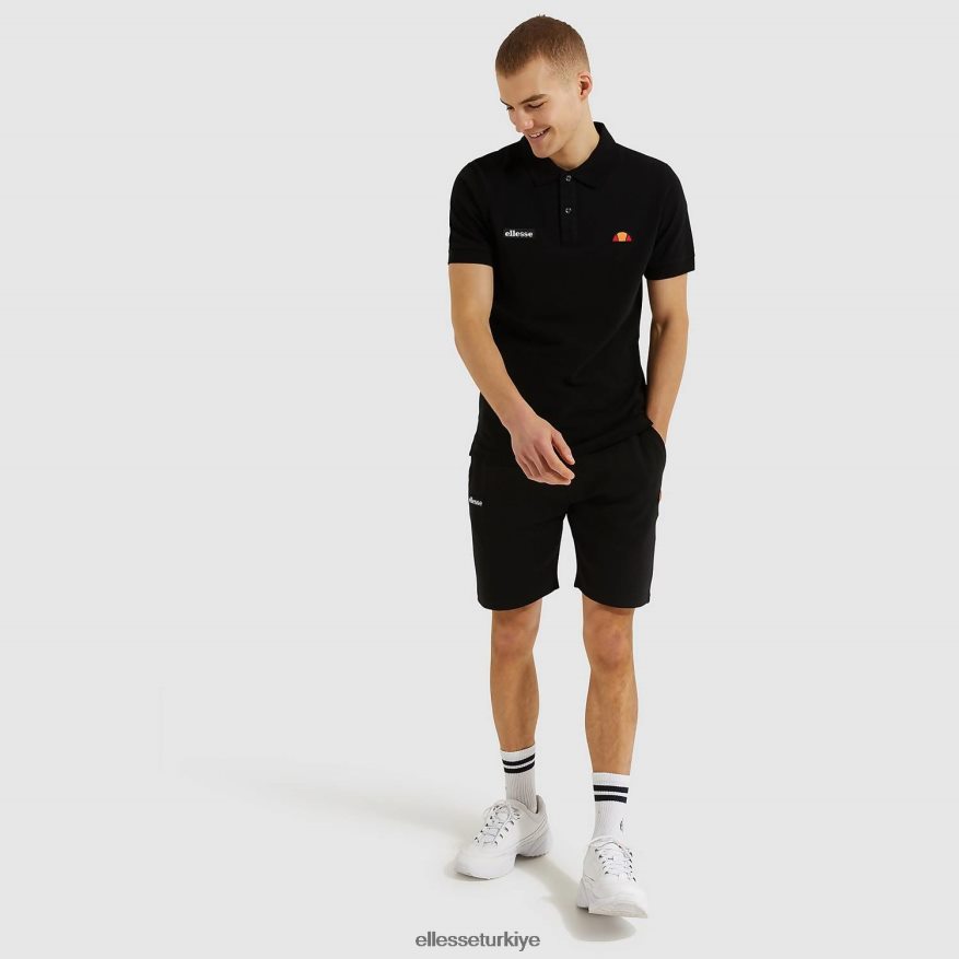 erkekler montura polo gömlek JDV02R391 Giyim Ellesse siyah
