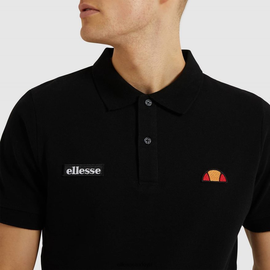 erkekler montura polo gömlek JDV02R391 Giyim Ellesse siyah