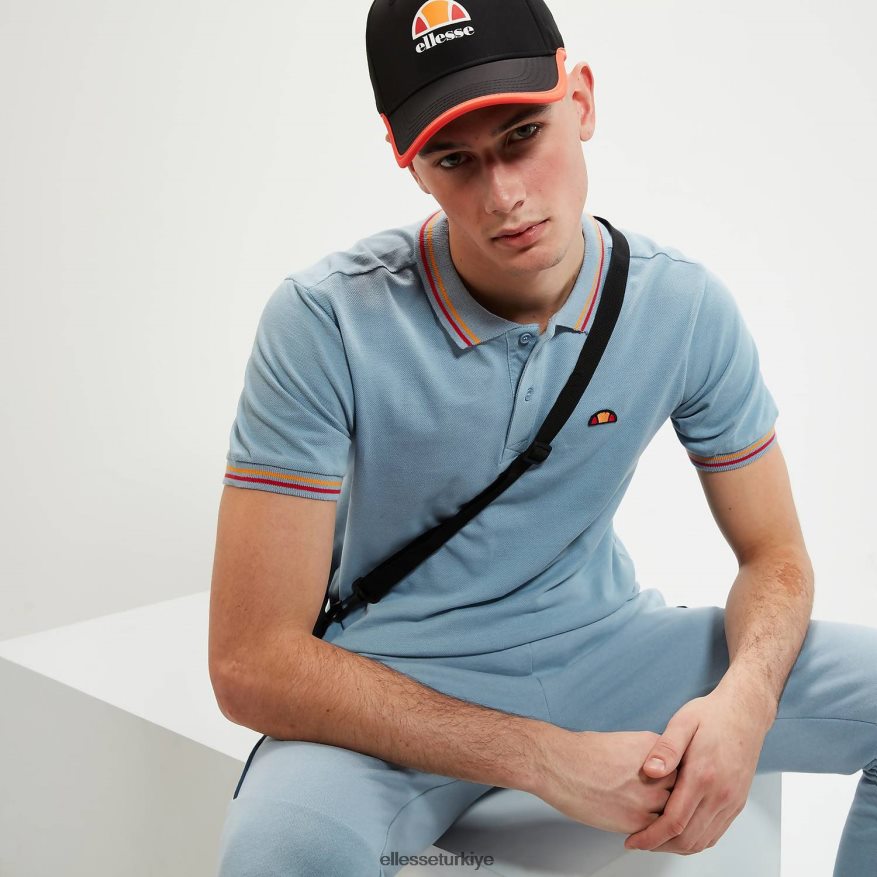 erkekler rooks polo gömlek JDV02R388 Giyim Ellesse açık mavi