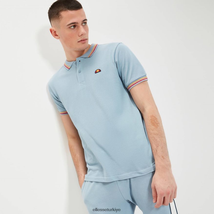 erkekler rooks polo gömlek JDV02R388 Giyim Ellesse açık mavi