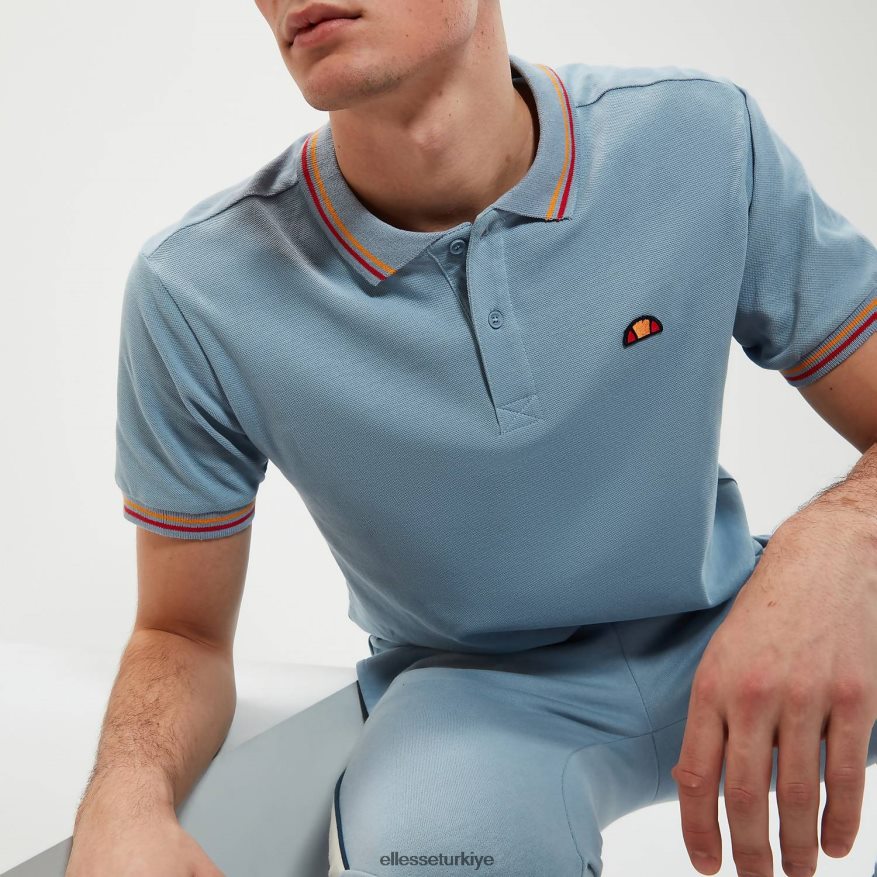 erkekler rooks polo gömlek JDV02R388 Giyim Ellesse açık mavi