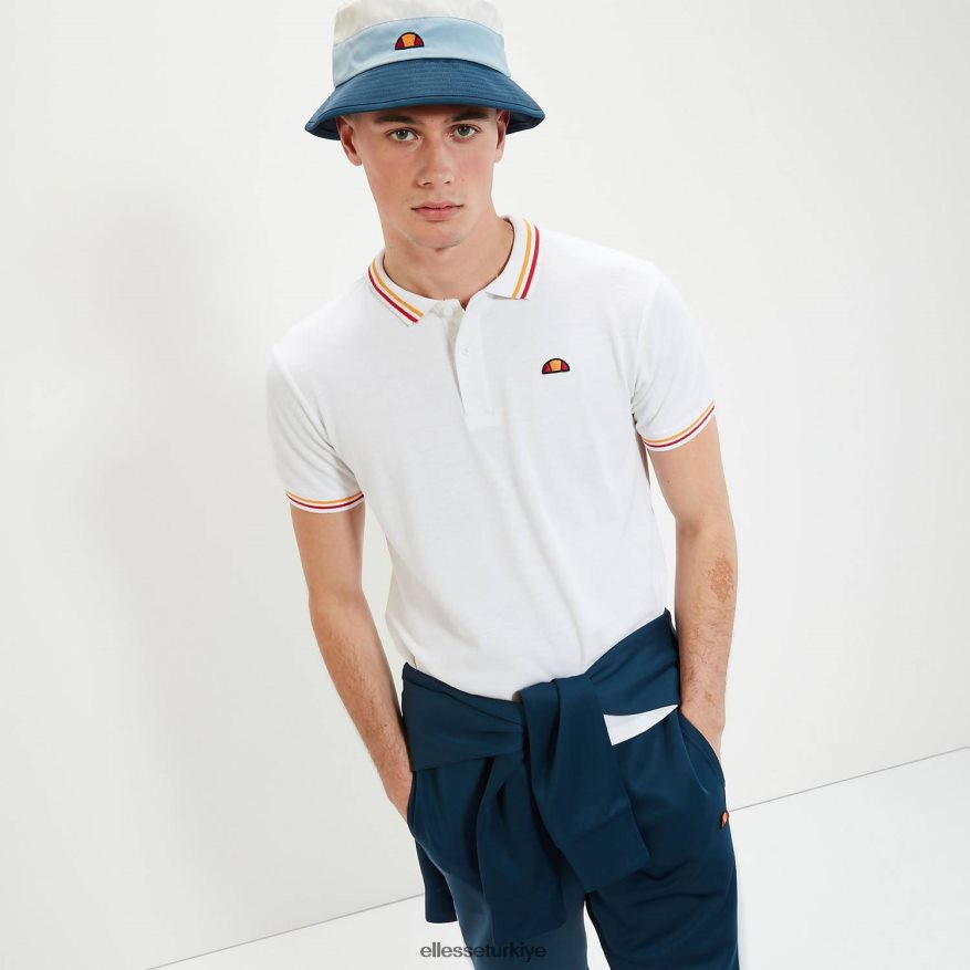 erkekler rooks polo gömlek JDV02R390 Giyim Ellesse beyaz
