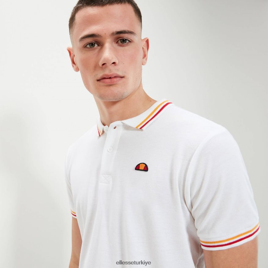 erkekler rooks polo gömlek JDV02R390 Giyim Ellesse beyaz