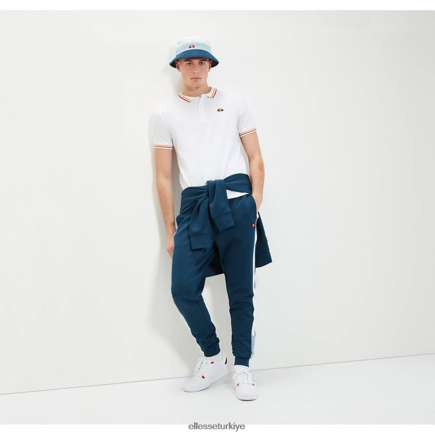 erkekler rooks polo gömlek JDV02R390 Giyim Ellesse beyaz