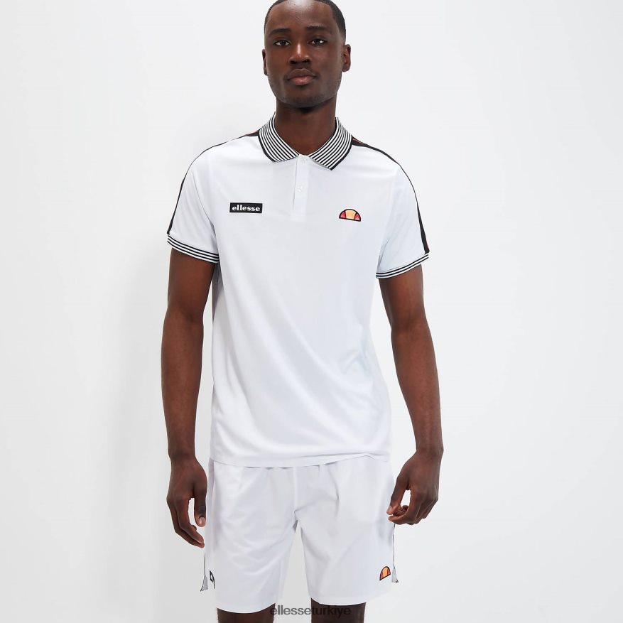 erkekler seviye polosu JDV02R399 Giyim Ellesse beyaz