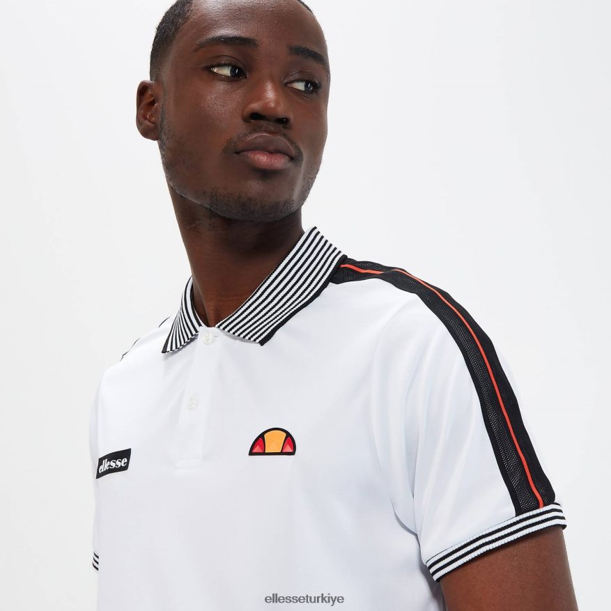 erkekler seviye polosu JDV02R399 Giyim Ellesse beyaz