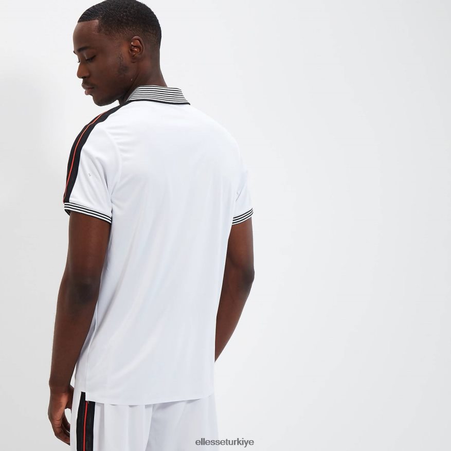 erkekler seviye polosu JDV02R399 Giyim Ellesse beyaz