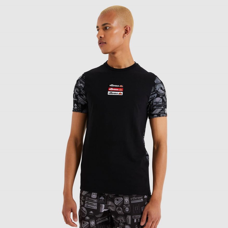 erkekler Hirona tişörtü JDV02R475 Giyim Ellesse siyah