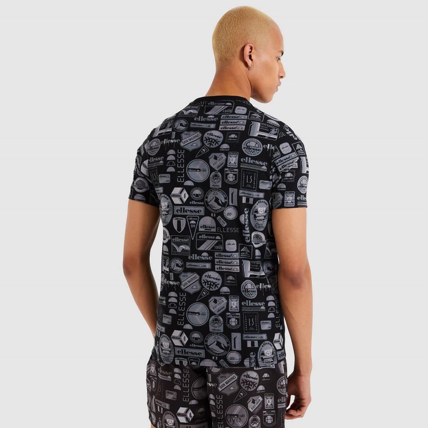 erkekler Hirona tişörtü JDV02R475 Giyim Ellesse siyah