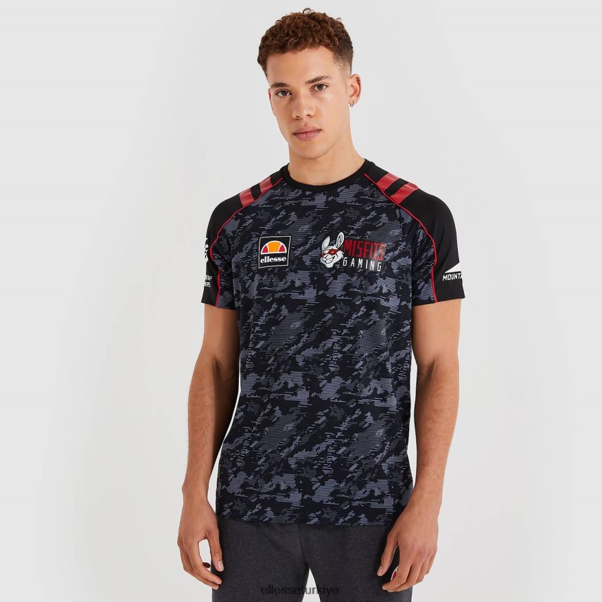 erkekler aksaklık tişörtü JDV02R482 Giyim Ellesse siyah