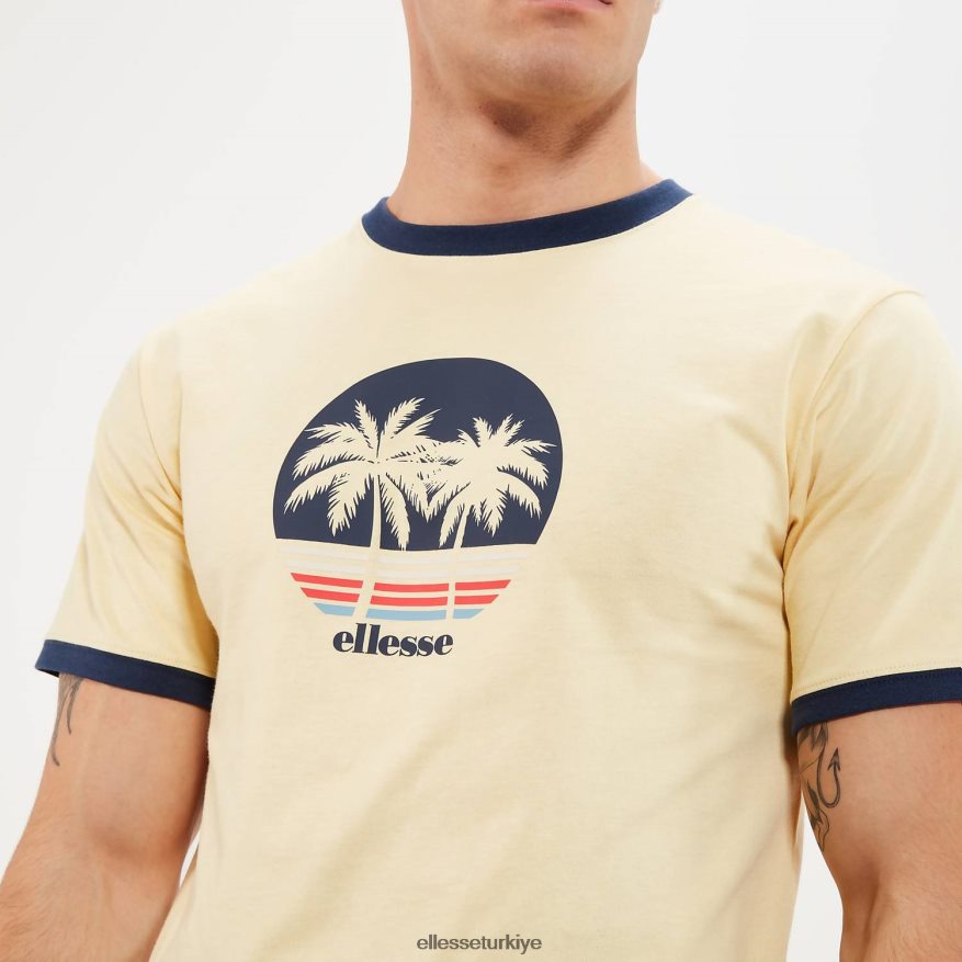 erkekler darra tişört JDV02R342 Giyim Ellesse açık sarı