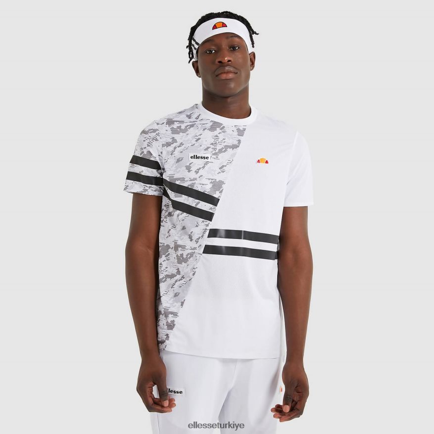 erkekler haneli tişört JDV02R485 Giyim Ellesse beyaz
