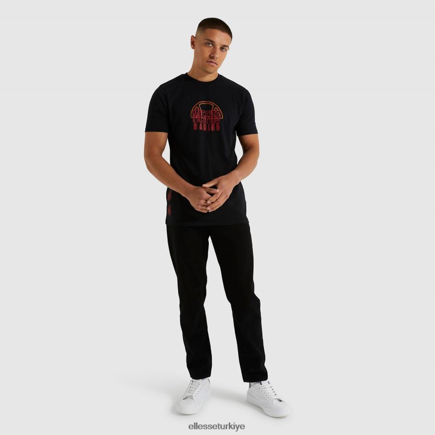 erkekler küçük tişörte uyumsuz JDV02R481 Giyim Ellesse siyah