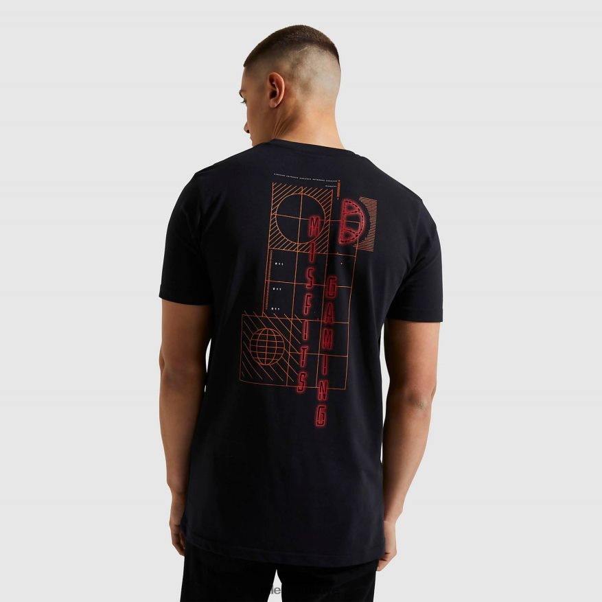 erkekler küçük tişörte uyumsuz JDV02R481 Giyim Ellesse siyah
