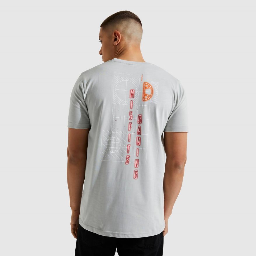 erkekler küçük tişörte uyumsuz JDV02R483 Giyim Ellesse gri