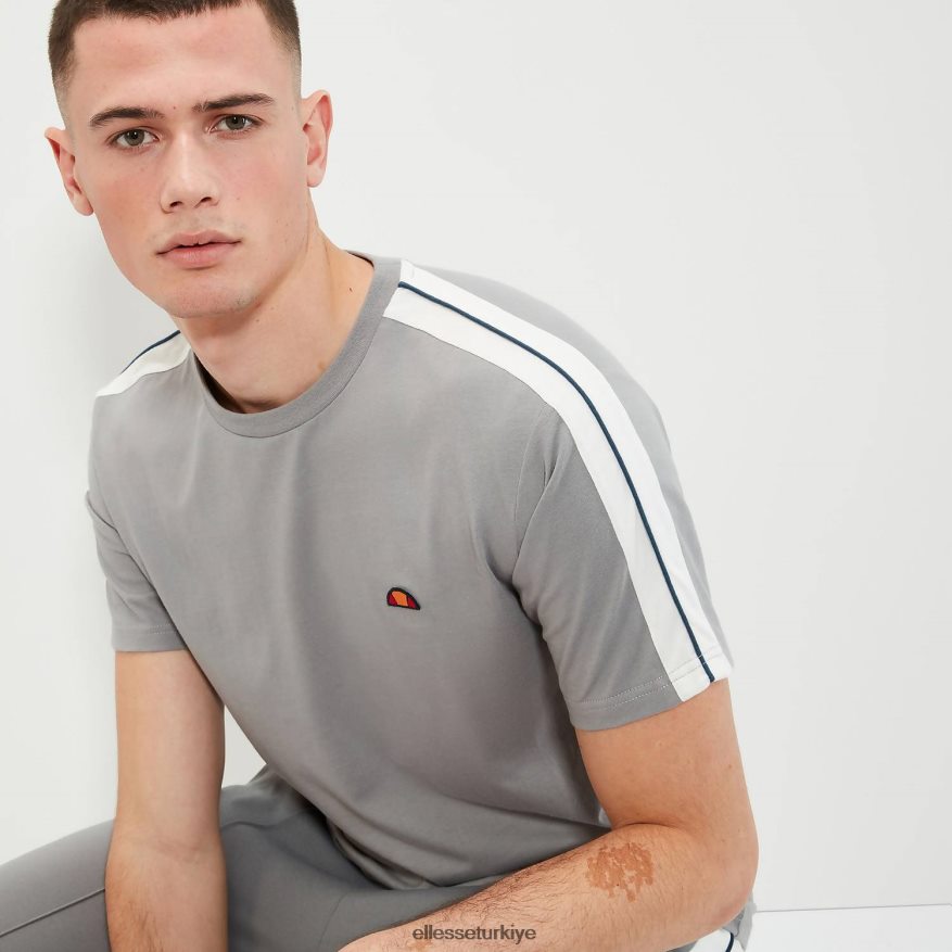 erkekler kapurso tişört JDV02R377 Giyim Ellesse gri