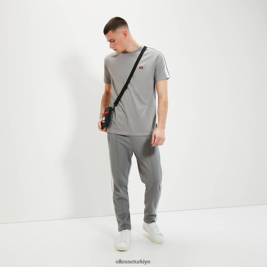 erkekler kapurso tişört JDV02R377 Giyim Ellesse gri