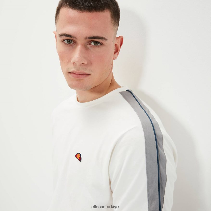 erkekler kapurso tişört JDV02R379 Giyim Ellesse Beyaz kapalı