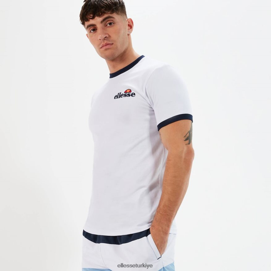 erkekler meduno tişört JDV02R397 Giyim Ellesse beyaz