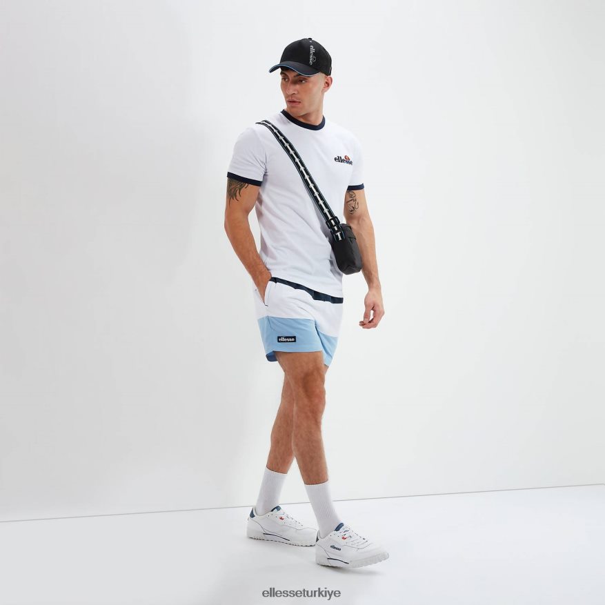 erkekler meduno tişört JDV02R397 Giyim Ellesse beyaz