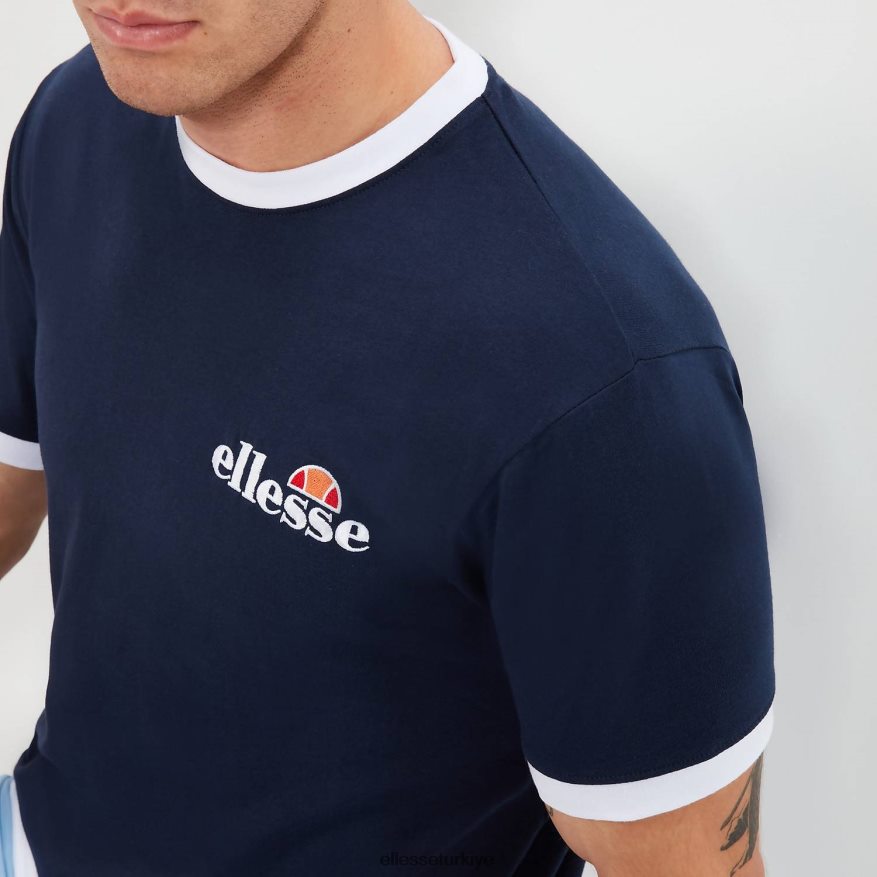 erkekler meduno tişört JDV02R398 Giyim Ellesse Donanma
