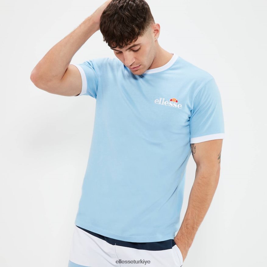 erkekler meduno tişört JDV02R402 Giyim Ellesse açık mavi