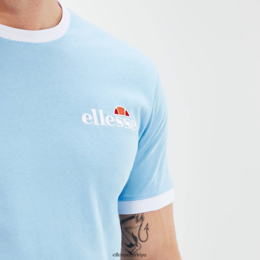 erkekler meduno tişört JDV02R402 Giyim Ellesse açık mavi