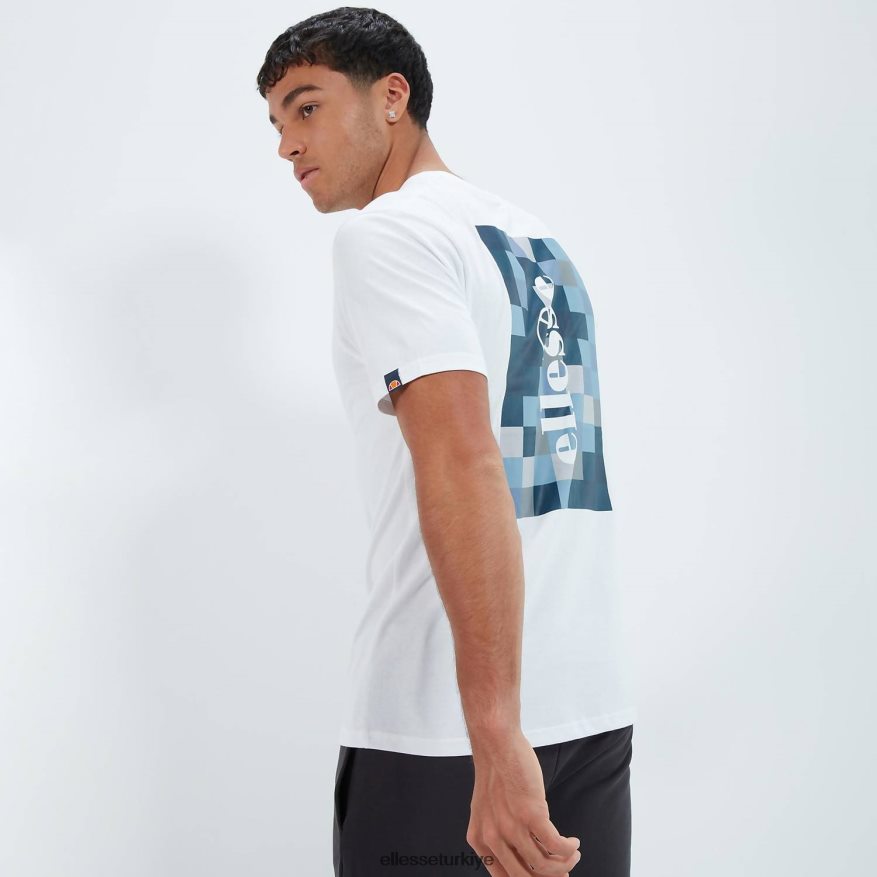 erkekler merhaba tişört JDV02R380 Giyim Ellesse Beyaz kapalı